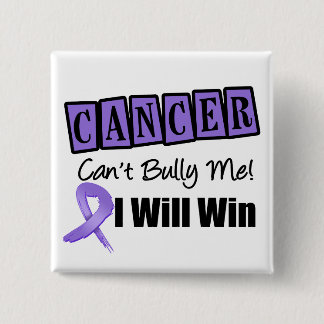 Hodgkins Lymphoma Cant Bully Me I Will Win 15 Cm Square Badge