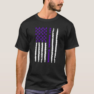 Hodgkins Lymphoma Dad Husband Warrior T-Shirt