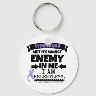 Hodgkin's Lymphoma Met Its Worst Enemy in Me Key Ring
