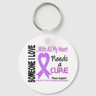 Hodgkins Lymphoma Needs A Cure 3 Key Ring