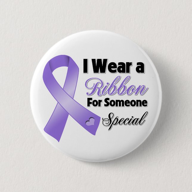 Hodgkins Lymphoma Ribbon Someone Special 6 Cm Round Badge (Front)