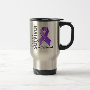 Hodgkin's Lymphoma Survivor 19 Travel Mug