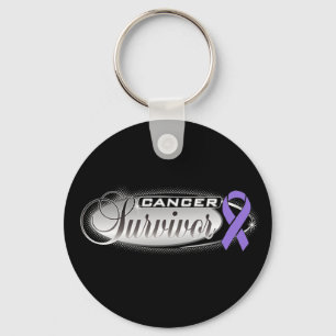 Hodgkin's Lymphoma Survivor Key Ring