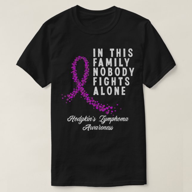 Hodgkin's Lymphoma Warrior Hodgkin Lymphoma Awaren T-Shirt (Design Front)