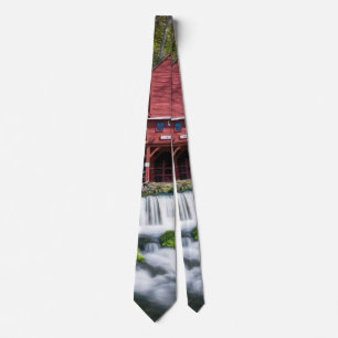 Hodgson Water Mill Landscape Neck Tie