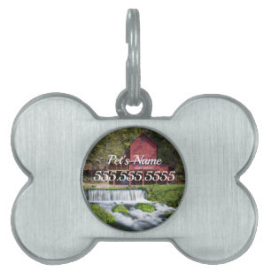Hodgson Water Mill Landscape Pet ID Tag