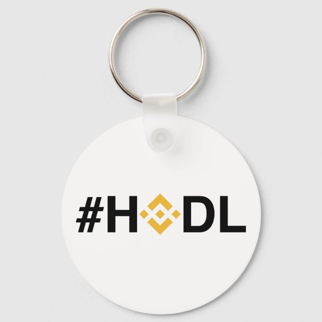 #HODL Binance (BNB) Keychain (Front)