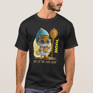 HODL Bitcoin BTC Genie Moon T-Shirt