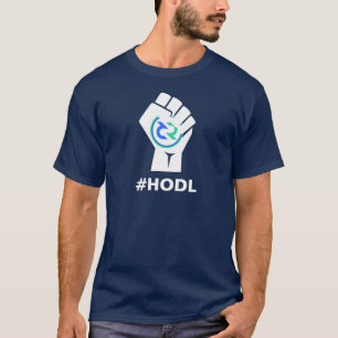 HODL Decred DCR Logo: White T-Shirt