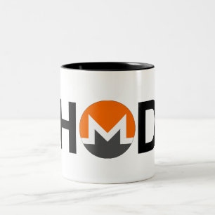 #HODL Monero Two-Tone Mug