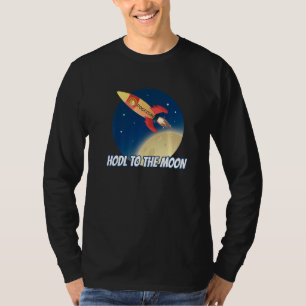 Hodl To The Moon Dogecoin Crypto Rocket Doge Crypt T-Shirt