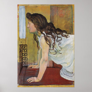 Hodler - Girl At The Window 1890 Poster