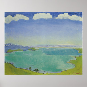 Hodler - Lake Geneva From Caux 1917 Poster