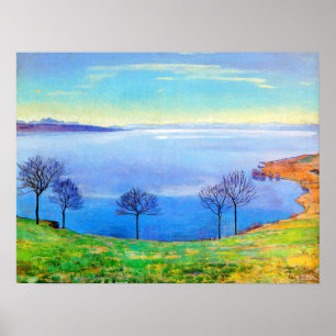 Hodler - Lake Geneva From Chexbres 1898 Poster