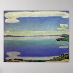 Hodler - Lake Geneva From Chexbres 1905 Poster