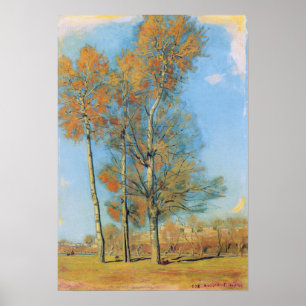 Hodler - Landscape Near Madrid 1878 Poster