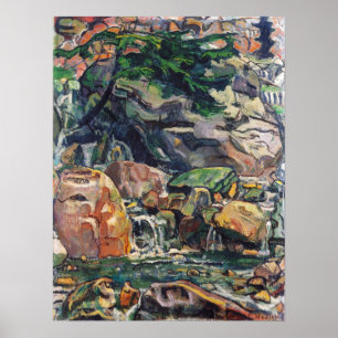 Hodler - Mountain Stream Near Beatenberg 1910 Poster