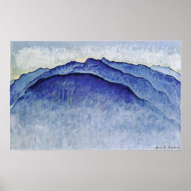 Hodler - Pinnacles In The Morning 1915 Poster (Front)