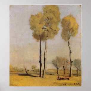 Hodler - Spanish Landscape 1878 Poster