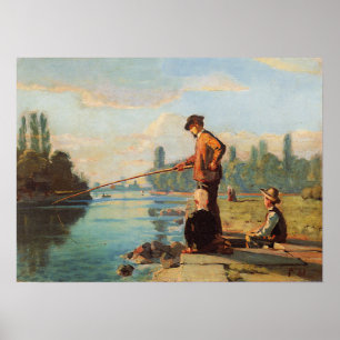 Hodler - The Fisherman Poster