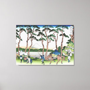 Hodogaya on the Tokaido Highway Canvas Print