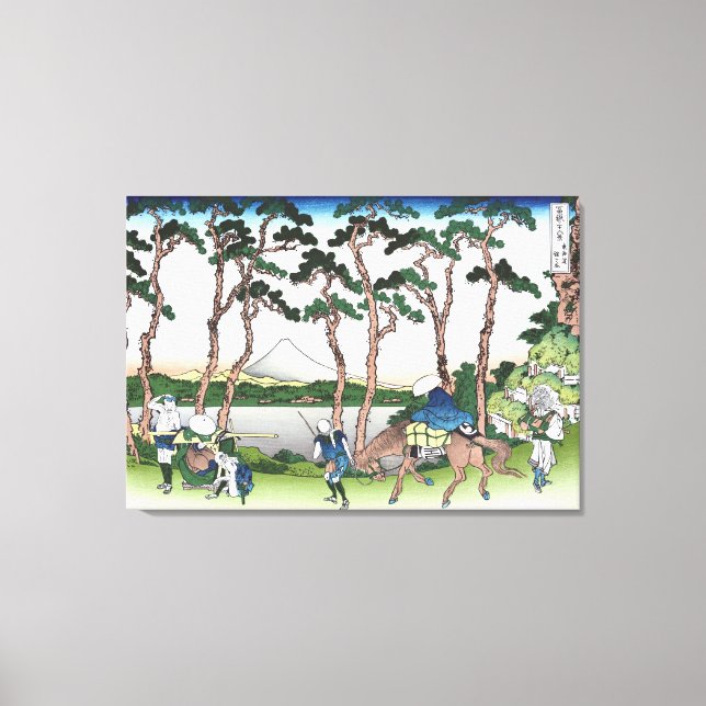 Hodogaya on the Tokaido Highway Canvas Print (Front)