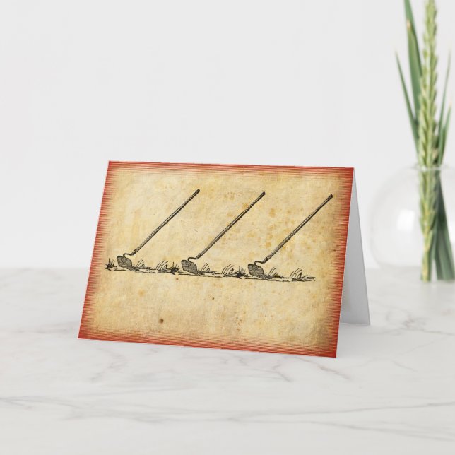 Hoe, Hoe, Hoe Greeting Card (Front)