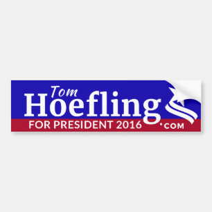 Hoefling for President bumper sticker