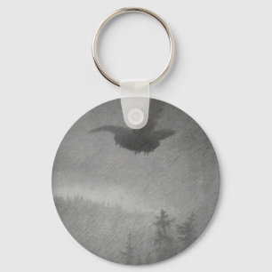 Hoestkveld by Theodor Severin Kittelsen Key Ring