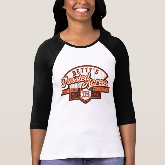 HOF16 Ladies 3/4 Sleeve Raglan (Fitted) T-Shirt