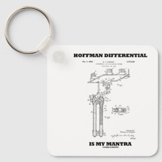 Hoffman Differential Is My Mantra US Patent Design Key Ring