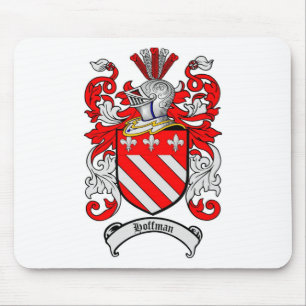 HOFFMAN FAMILY CREST -  HOFFMAN COAT OF ARMS MOUSE MAT