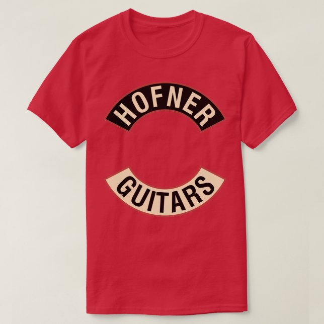 Hofner Guitars  T-Shirt (Design Front)