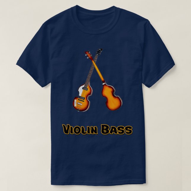 Hofner Violin Bass Musical Instruments  T-Shirt (Design Front)