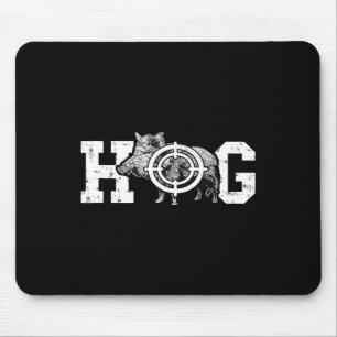 Hog Boar Wild Hog Hunting Wild Boar Pigs Wild Hog Mouse Mat
