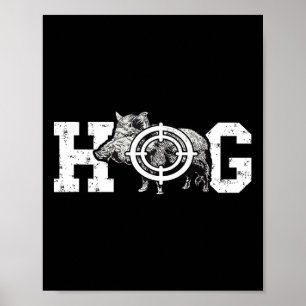 Hog Boar Wild Hog Hunting Wild Boar Pigs Wild Hog Poster
