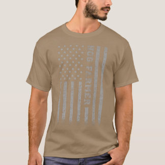 Hog Farmer American Flag T-Shirt