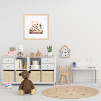 Hog. Frog, & Dog on a Log! Cute Kids Nursery
