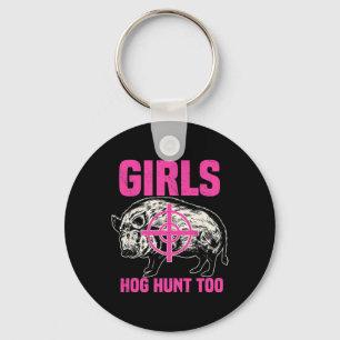 Hog Hunting Boar Pig Hunter Huntsman  Key Ring