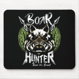 Hog Hunting  Fun Boar Hunter Gift Mouse Mat