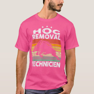 Hog Removal Technician Boar Pig Hunting Vintage T-Shirt