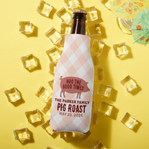 Hog the Good Times Pig Roast Bottle Cooler