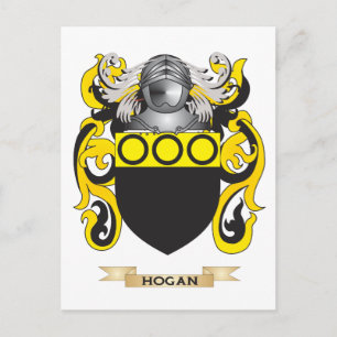 Hogan Coat of Arms (Family Crest) Postcard