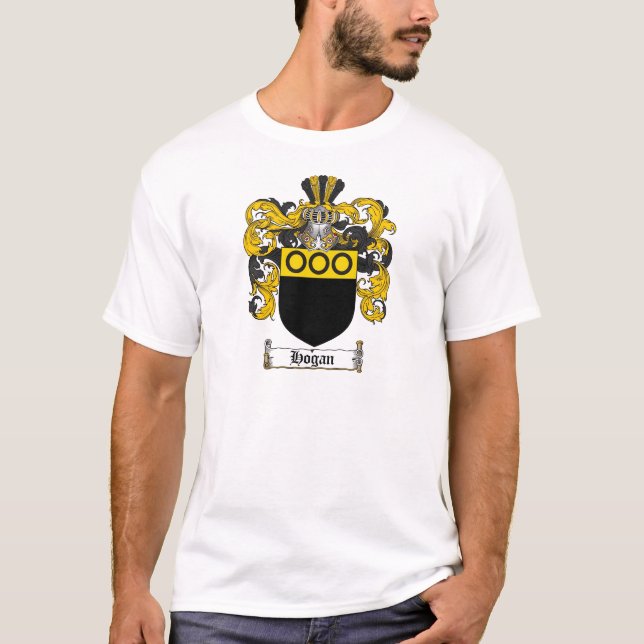HOGAN FAMILY CREST -  HOGAN COAT OF ARMS T-Shirt (Front)