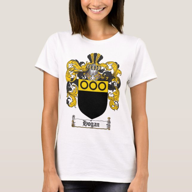 HOGAN FAMILY CREST -  HOGAN COAT OF ARMS T-Shirt (Front)