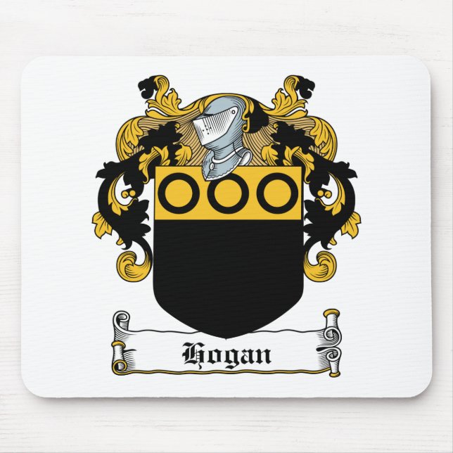Hogan Family Crest Mouse Mat (Front)