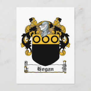 Hogan Family Crest Postcard