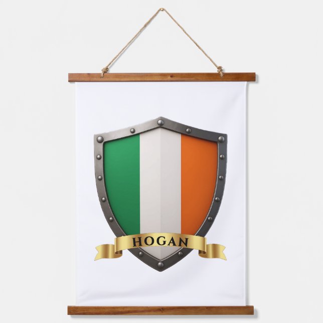 Hogan Ireland Heritage Shield Hanging Tapestry (Front)