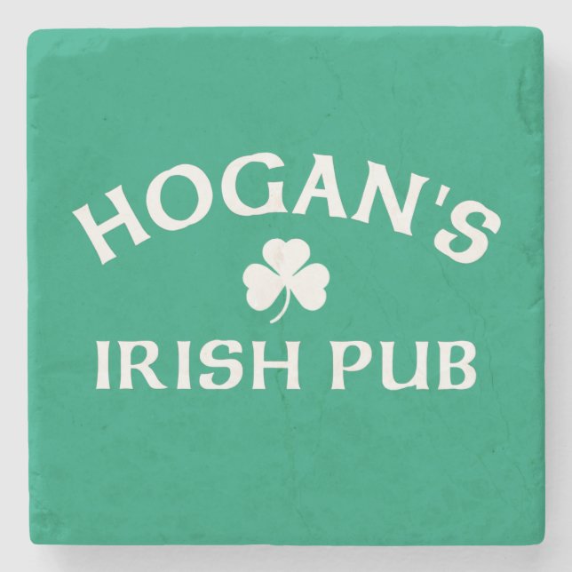 Hogan's Irish Pub   Stone Coaster (Front)