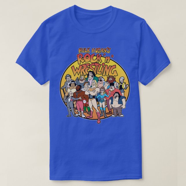 Hogans Rock N Wrestling T-Shirt (Design Front)